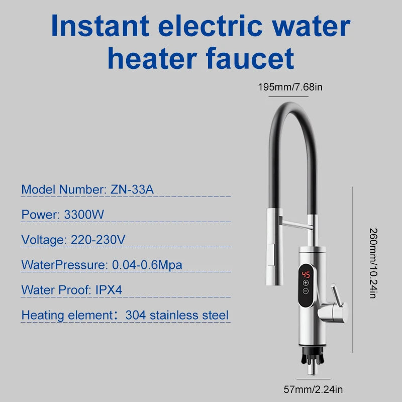 Instant Water Heater Kitchen Faucet