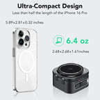 Magnetic 3 in 1 Wireless Charger Station With Extension Cords